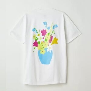 OBEY Vase graphic tee short sleeve crewneck tshirt cotton flowers unisex